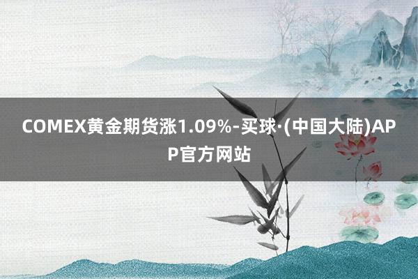 COMEX黄金期货涨1.09%-买球·(中国大陆)APP官方网站