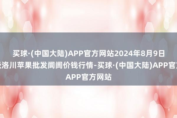 买球·(中国大陆)APP官方网站2024年8月9日国度级洛川苹果批发阛阓价钱行情-买球·(中国大陆)APP官方网站