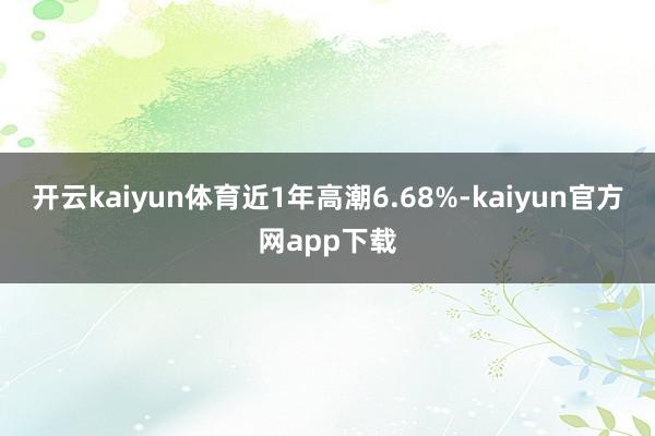 开云kaiyun体育近1年高潮6.68%-kaiyun官方网app下载